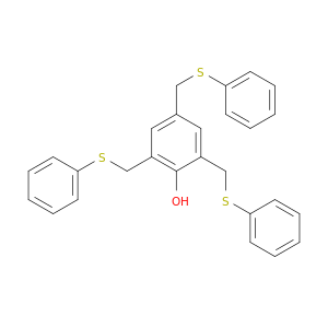 Phenol, 2,4,6-tris[(phenylthio)methyl]-