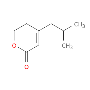 2H-Pyran-2-one, 5,6-dihydro-4-(2-methylpropyl)- (9CI)