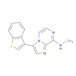 Imidazo[1,2-a]pyrazin-8-amine, 3-benzo[b]thien-3-yl-N-methyl-