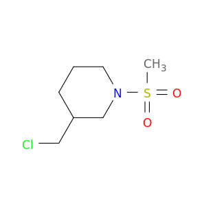 3-(Chloromethyl)-1-(methylsulfonyl)piperidine