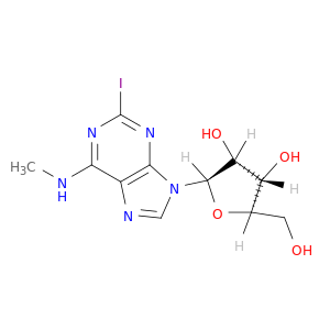 Adenosine, 2-iodo-N-methyl-