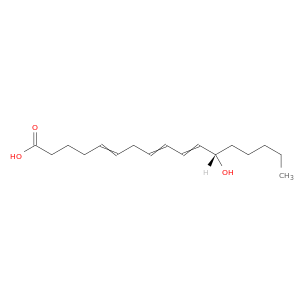 5,8,10-Heptadecatrienoicacid, 12-hydroxy-, (S)- (9CI)