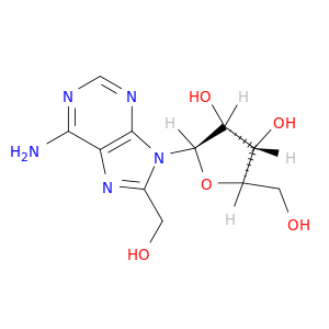 (2R,3R,4S,5R)-2-(6-Amino-8-(hydroxymethyl)-9H-purin-9-yl)-5-(hydroxymethyl)tetrahydrofuran-3,4-diol