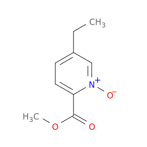 2-Pyridinecarboxylic acid, 5-ethyl-, methyl ester, 1-oxide