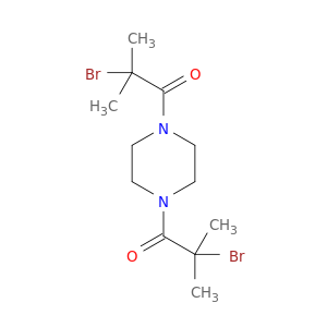哌嗪,1,4-双(2-溴-2-甲基-1-氧丙基)-