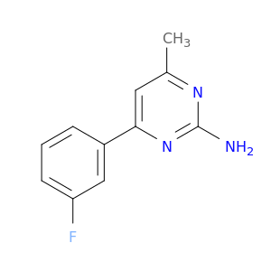 4-METHYL-6-(3-FLUOROPHENYL)PYRIMIDIN-2-AMINE