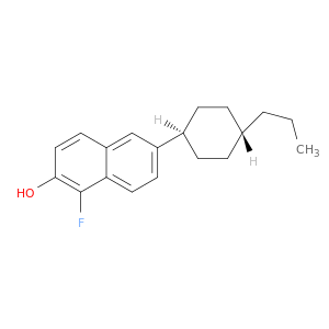 2-Naphthalenol, 1-fluoro-6-(trans-4-propylcyclohexyl)-