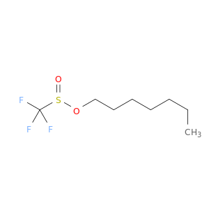 Methanesulfinic acid, trifluoro-, heptyl ester