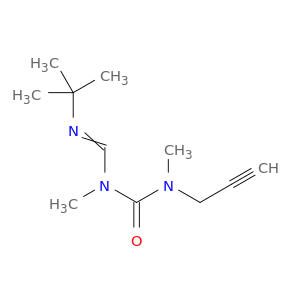 Urea, N-[[(1,1-dimethylethyl)imino]methyl]-N,N'-dimethyl-N'-2-propynyl-