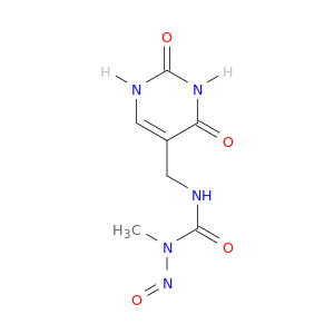 3-[(2,4-dioxo-1,2,3,4-tetrahydropyrimidin-5-yl)methyl]-1-methyl-1-nitrosourea