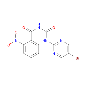 Benzamide, N-[[(5-bromo-2-pyrimidinyl)amino]carbonyl]-2-nitro-