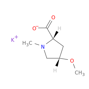 Potassium (2S,4S)-4-methoxy-1-methylpyrrolidine-2-carboxylate