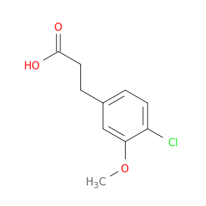 3-(4-氯-3-甲氧基苯基)丙酸