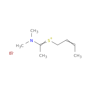 Sulfonium, 2-butenyl[1-(dimethylamino)ethylidene]-, bromide