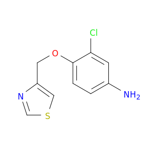 Benzenamine, 3-chloro-4-(4-thiazolylmethoxy)-