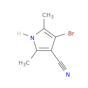 4-bromo-2,5-dimethyl-1H-pyrrole-3-carbonitrile