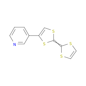 Pyridine, 3-[2-(1,3-dithiol-2-ylidene)-1,3-dithiol-4-yl]-
