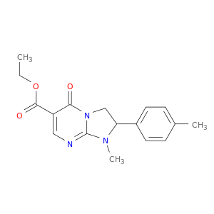 Imidazo[1,2-a]pyrimidine-6-carboxylicacid, 1,2,3,5-tetrahydro-1-methyl-2-(4-methylphenyl)-5-oxo-, ethyl ester