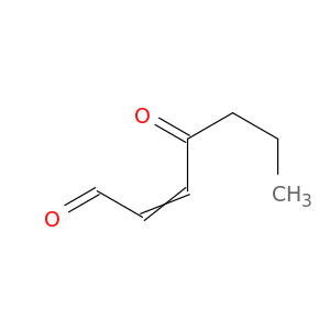 2-Heptenal, 4-oxo-