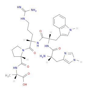 L-Alanine, L-histidyl-L-tryptophyl-L-arginyl-L-prolyl-