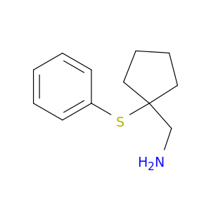 1-(苯硫基)环戊基]甲胺