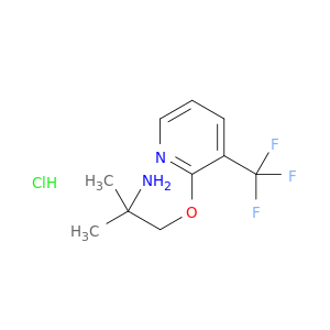 2-丙氨酸,2-甲基-1-[[3-(三氟甲基)-2-吡啶基]氧,盐酸盐(1：1)