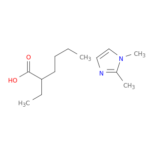 Hexanoic acid, 2-ethyl-, compd. with 1,2-dimethyl-1H-imidazole (1:1)