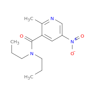 3-Pyridinecarboxamide, 2-methyl-5-nitro-N,N-dipropyl-