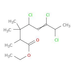 5-Octenoic acid, 4,6,7-trichloro-2,3,3-trimethyl-, ethyl ester