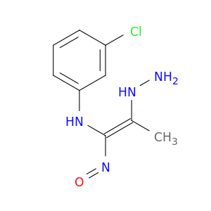 3-CHLORO-N-[(E)-2-HYDRAZINYL-1-NITROSO-PROP-1-ENYL]ANILINE
