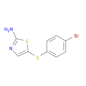 2-AMINO-5-[(4-BROMOPHENYL)THIO]-1,3-THIAZOLE