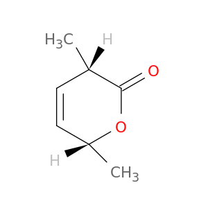 2H-Pyran-2-one, 3,6-dihydro-3,6-dimethyl-, cis-
