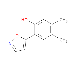 5-(4,5-DIMETHYL-2-HYDROXYPHENYL)ISOXAZOLE