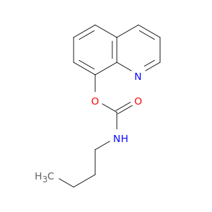 Carbamic acid, butyl-, 8-quinolinyl ester