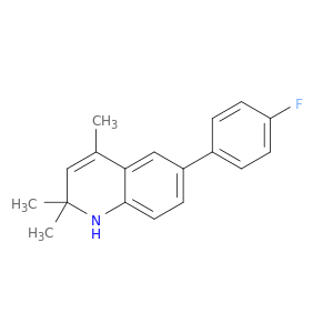 Quinoline, 6-(4-fluorophenyl)-1,2-dihydro-2,2,4-trimethyl-