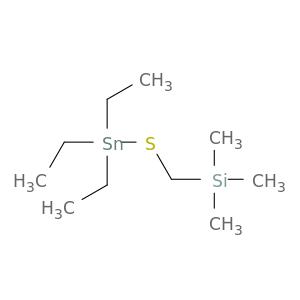 Silane, trimethyl[[(triethylstannyl)thio]methyl]-