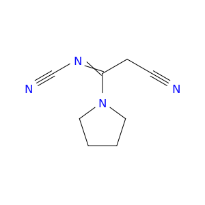 Pyrrolidine, 1-[2-cyano-1-(cyanoimino)ethyl]-