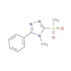 4H-1,2,4-Triazole,4-methyl-3-(methylsulfonyl)-5-phenyl-