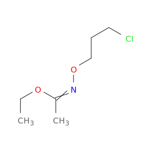 Ethanimidic acid, N-(3-chloropropoxy)-, ethyl ester