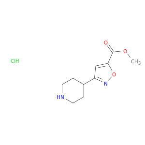 Methyl 3-(Piperidin-4-yl)-1,2-oxazole-5-carboxylate Hydrochloride