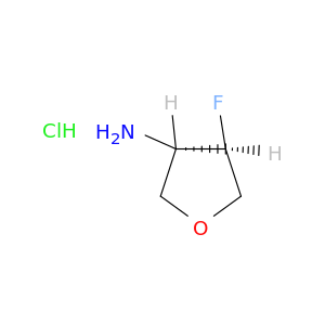 rel-(3S,4R)-4-氟四氢呋喃-3-胺盐酸盐
