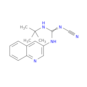 1-TERT-BUTYL-2-CYANO-3-(3-QUINOLYL)GUANIDINE