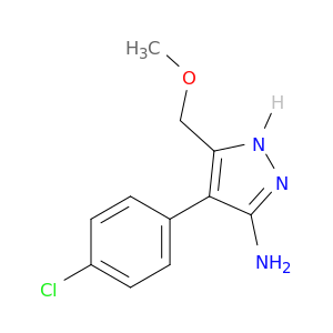 4-(4-Chlorophenyl)-3-(methoxymethyl)-1H-pyrazol-5-amine