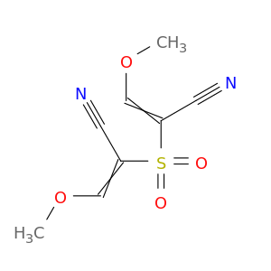 2-Propenenitrile,2,2'-sulfonylbis[3-methoxy-