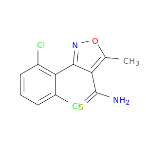 3-(2,6-二氯苯基)-5-甲基-4-异恶唑淀粉嗜酸铋