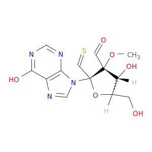 9H-Purine-9-acetaldehyde,a-(1-formyl-2-hydroxyethoxy)-6-(methylthio)-,[R-(R*,R*)]- (9CI)