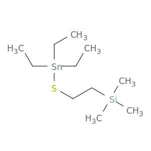 Silane, trimethyl[2-[(triethylstannyl)thio]ethyl]-