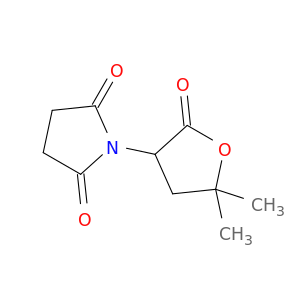 2,5-Pyrrolidinedione,1-(tetrahydro-5,5-dimethyl-2-oxo-3-furanyl)-