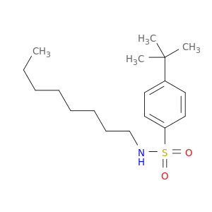 Benzenesulfonamide, 4-(1,1-dimethylethyl)-N-octyl-
