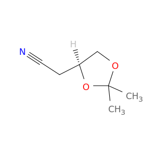 1,3-Dioxolane-4-acetonitrile,2,2-dimethyl-, (S)- (9CI)